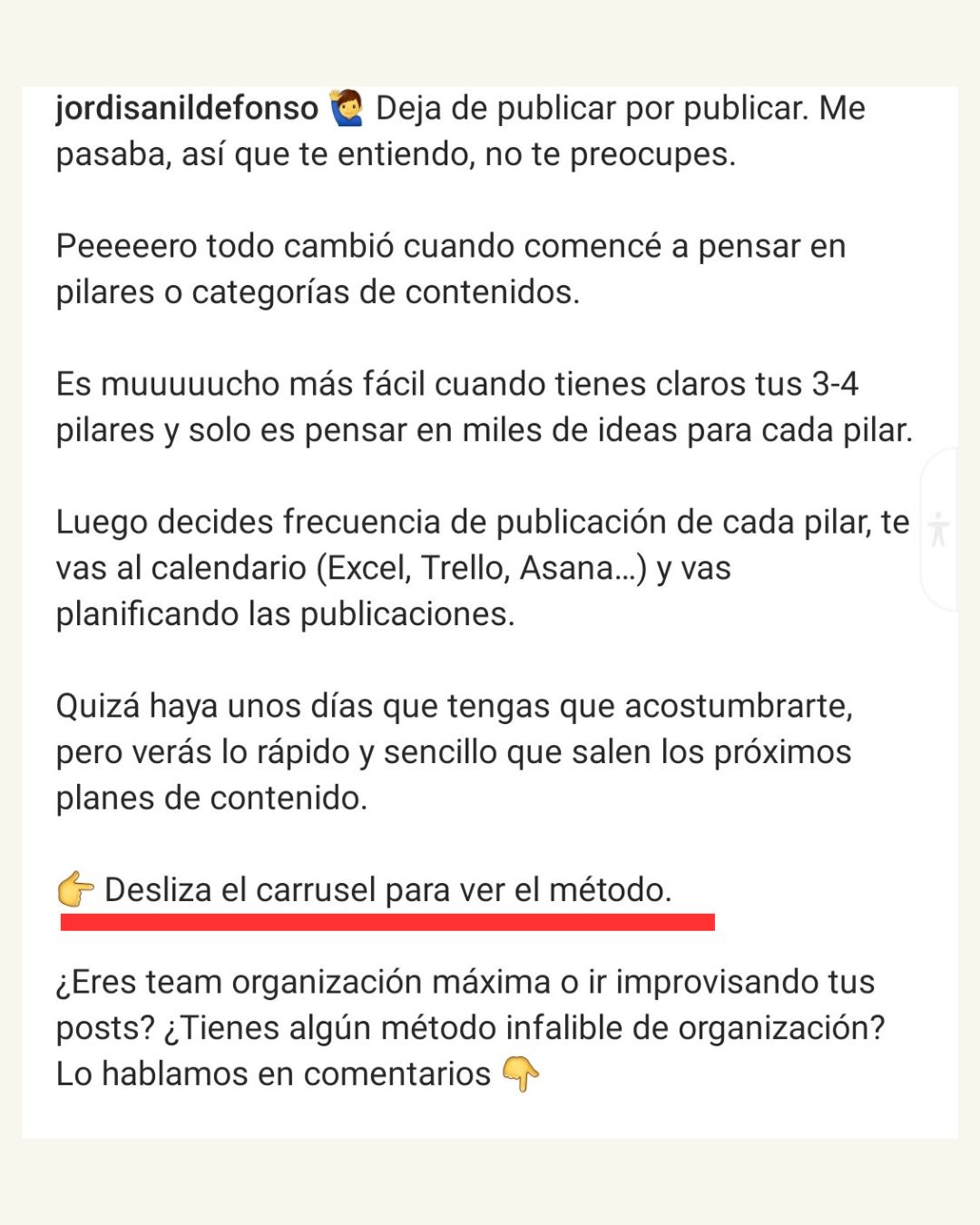 Ejemplo de call to action (CTA) o llamado a la acción como uno los conceptos básicos del marketing digital.