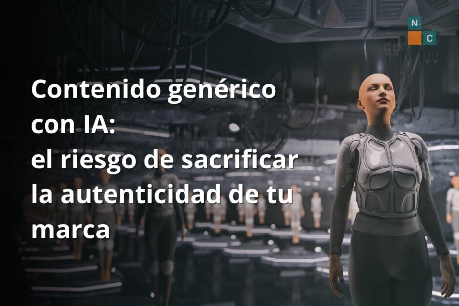 Contenido genérico con IA: el riesgo de sacrificar la autenticidad de tu marca